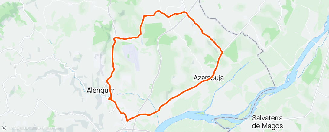 Карта физической активности (Volta de bicicleta vespertina)