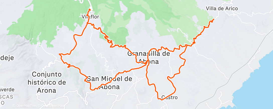 Map of the activity, Morning Ride