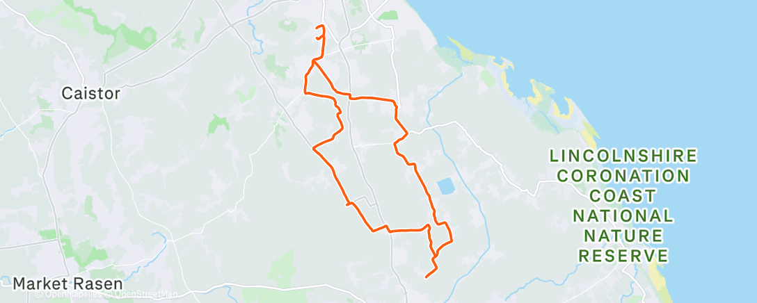 Map of the activity, Maggie's Intervals.