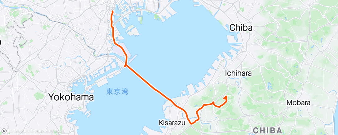 Map of the activity, 午後のゴルフ