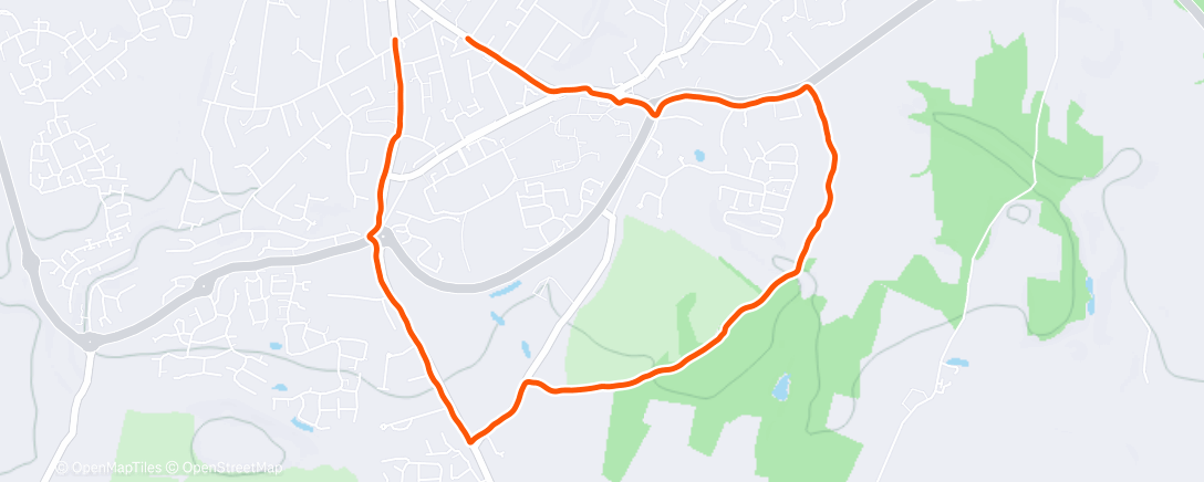 Map of the activity, Colwell Lane Loop (EHE)