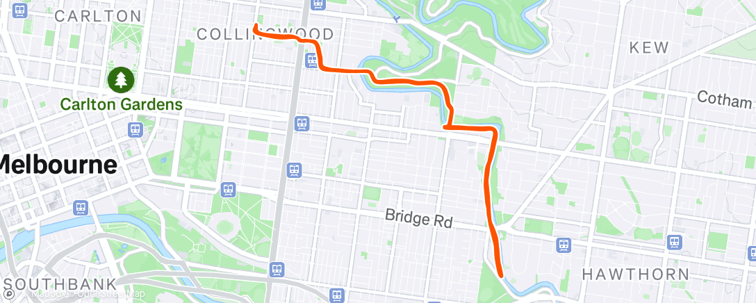 Map of the activity, out with the foxes