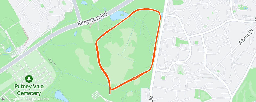 Map of the activity, parkplod
