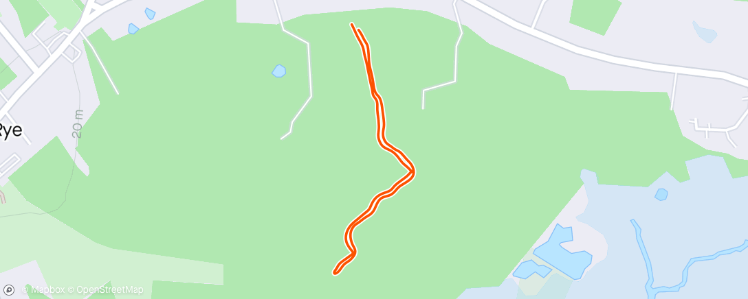 Map of the activity, Walk To Woods