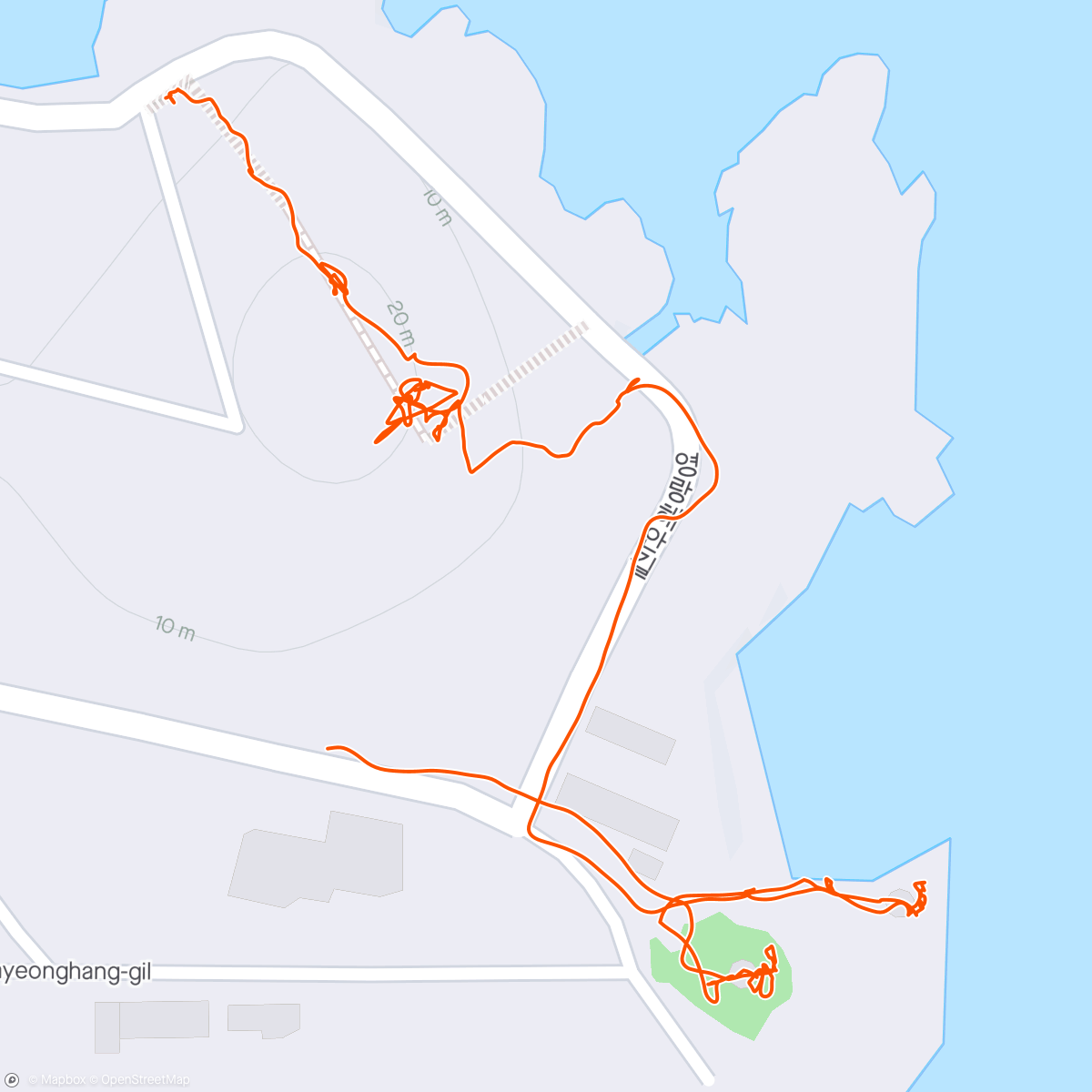 Map of the activity, Morning Walk(속초등대&영금정)
