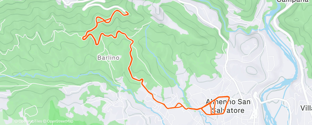 Map of the activity, 25k for ending ‘25