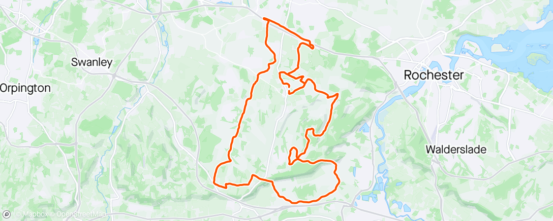 Map of the activity, Morning Ride with JJ & JS