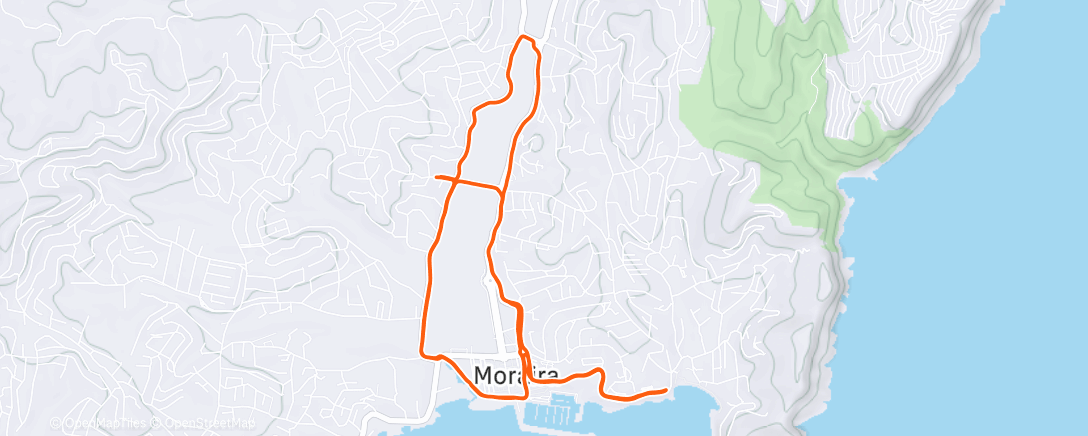 Map of the activity, Ochtendloop