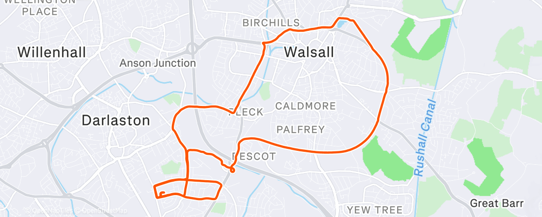 Карта физической активности (Just chilling with the foxes 🦊)