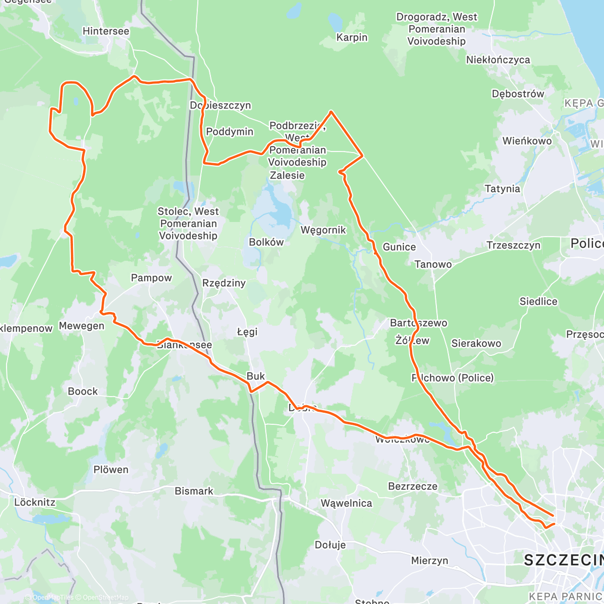 Map of the activity, FAT BOY STP