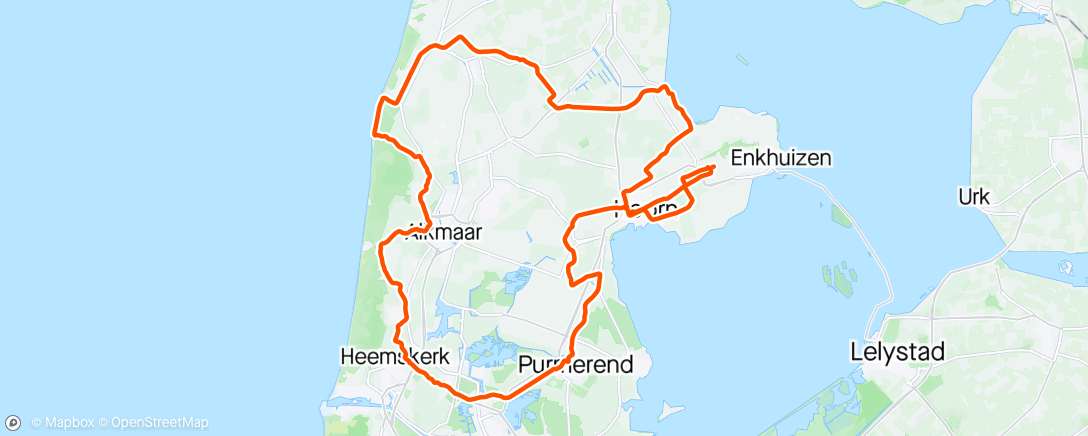 Map of the activity, Ronde van Noord-Holland (met AD, PD & PW)