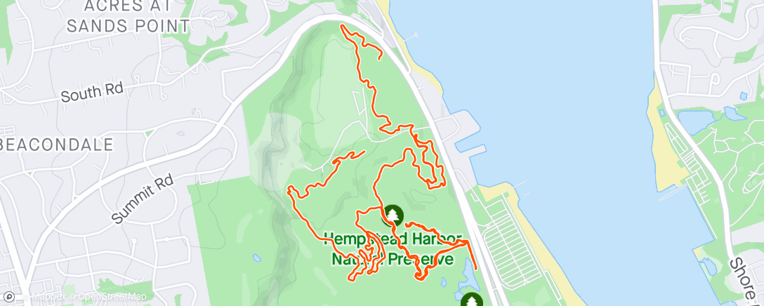 Carte de l'activité Hempstead Harbor Woods
