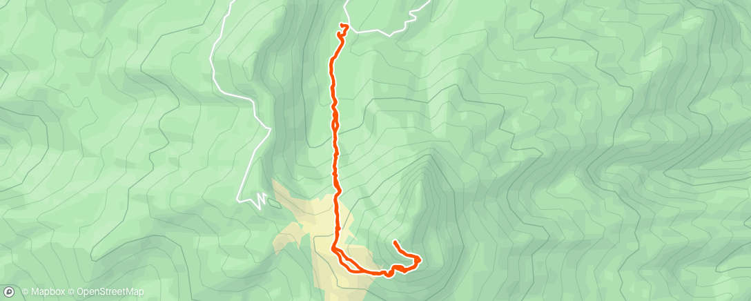 Map of the activity, Nevado de Colima