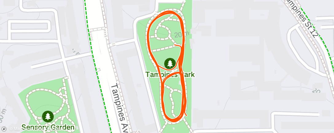 Map of the activity, Morning mix