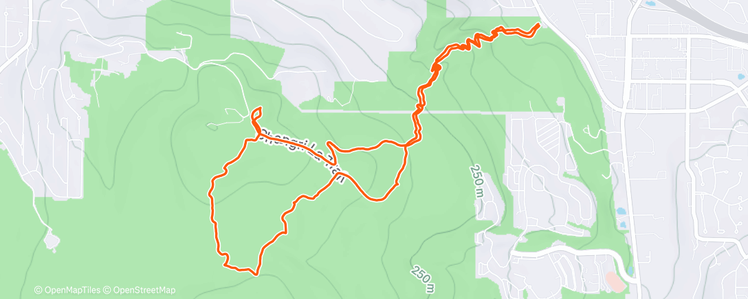 Map of the activity, IATRC - big tree ridge pergola