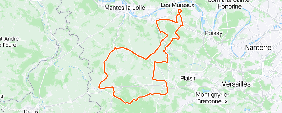 Map of the activity, Paris Nice #1