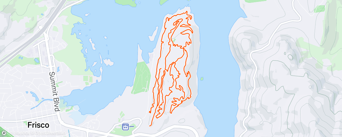 Map of the activity, Goose chase
