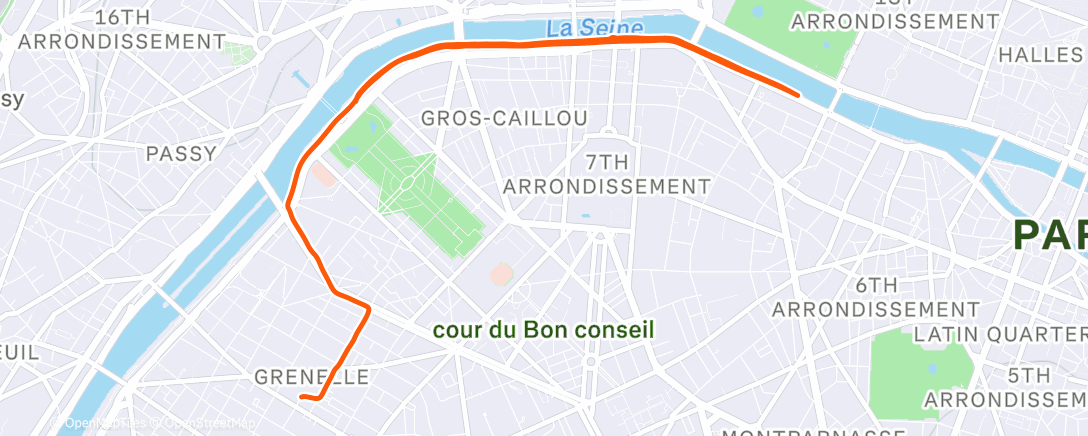 Карта физической активности (Avant la tempête avec Léo)