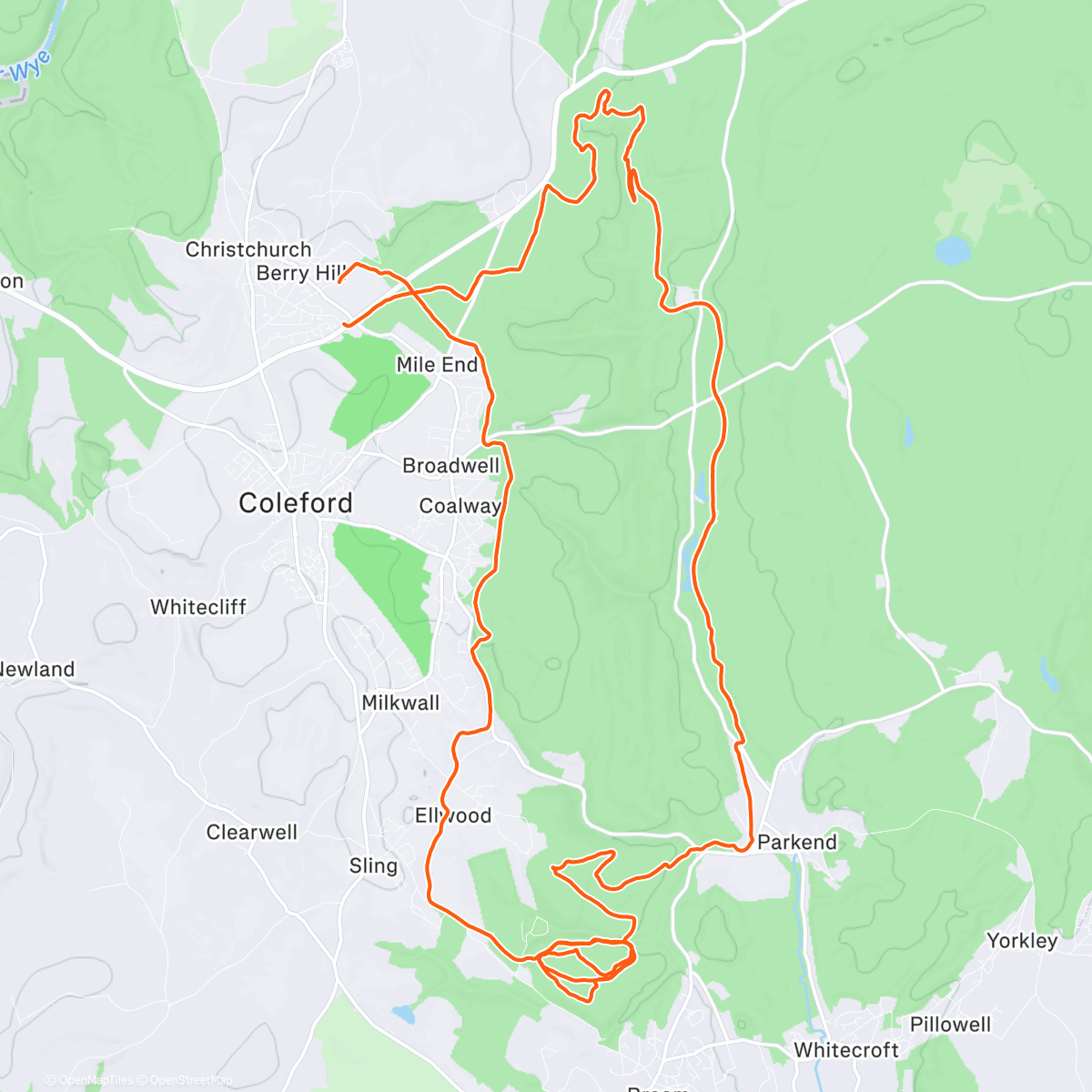 Map of the activity, Boxing Day mtb ride ☀️👌 💕
