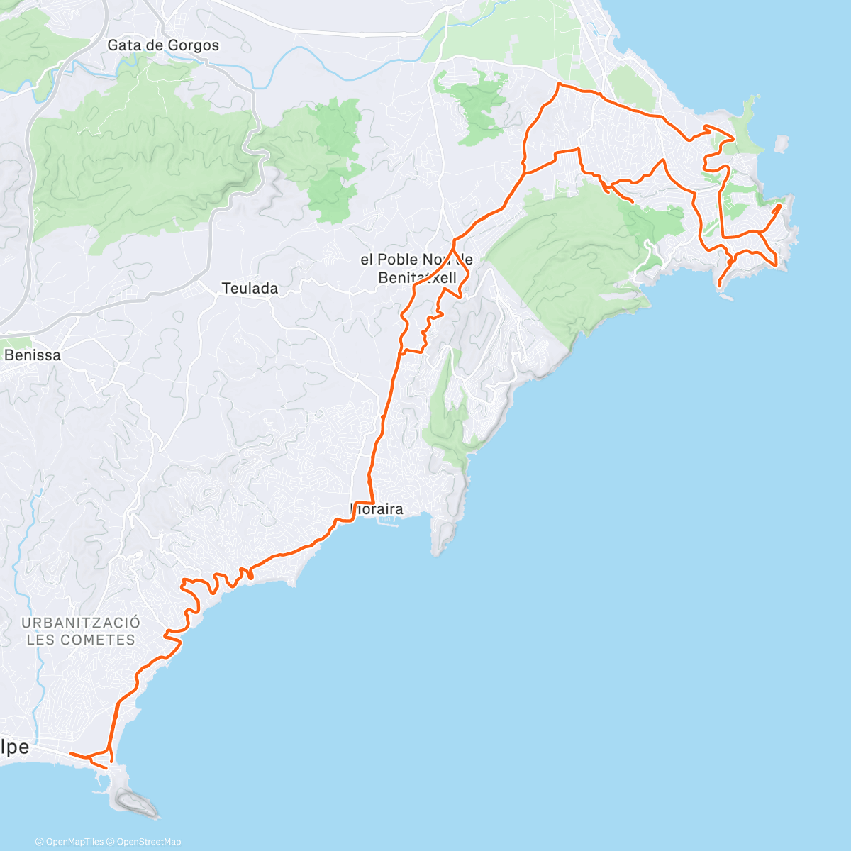 Map of the activity, 🇪🇸 2025 done 🎤