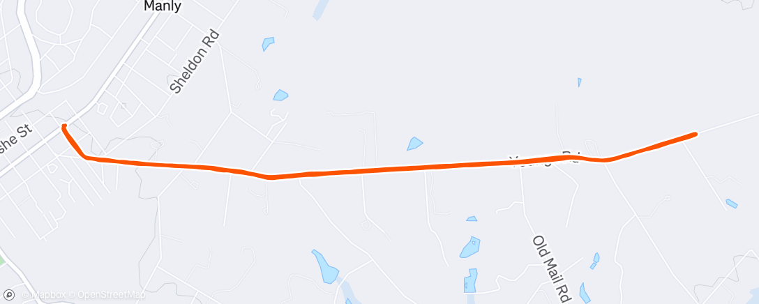 Map of the activity, Morning Run