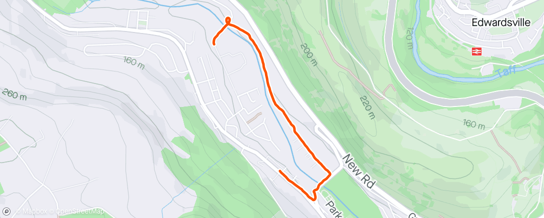 Kaart van de activiteit “4th and last of the week Cynon trail loop #enjoythehardwork #noexcuses #tryingtostaydry #damp #walesneverfails #luckytolivehere #wales #walesneverfails #slowisok”