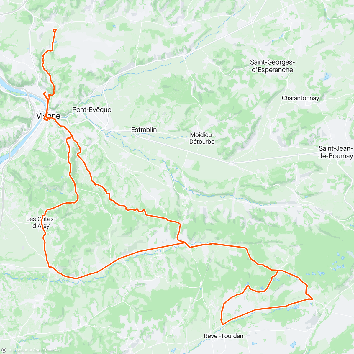 Map of the activity, TT - Test CLM