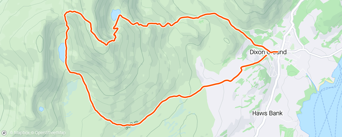 Map of the activity, Old Man Of Coniston