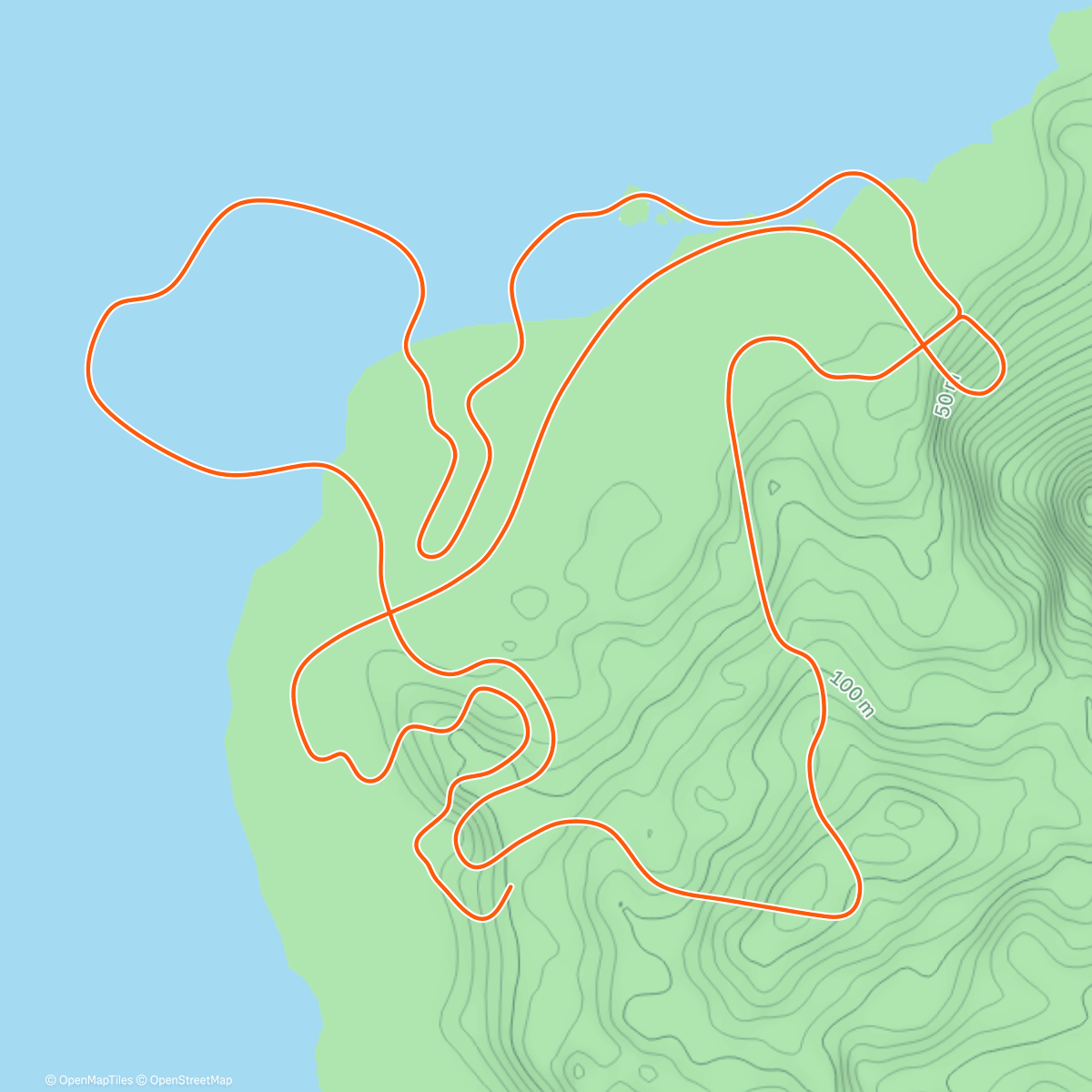 Map of the activity, Zwift - That's Amore in Watopia