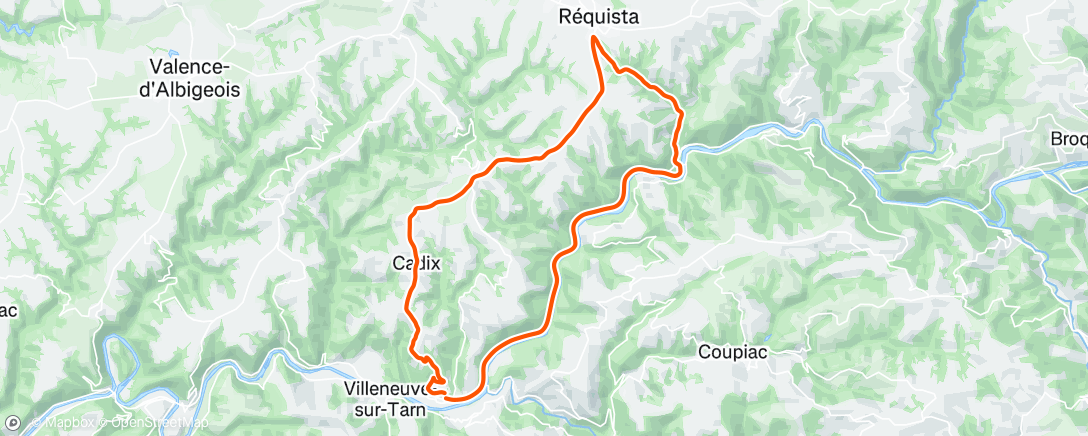 Carte de l'activité