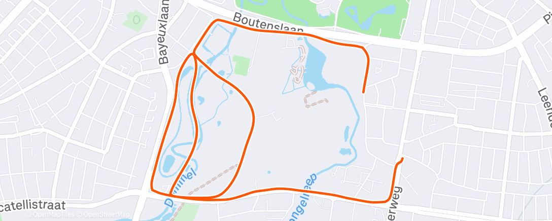 Map of the activity, Snelle 5