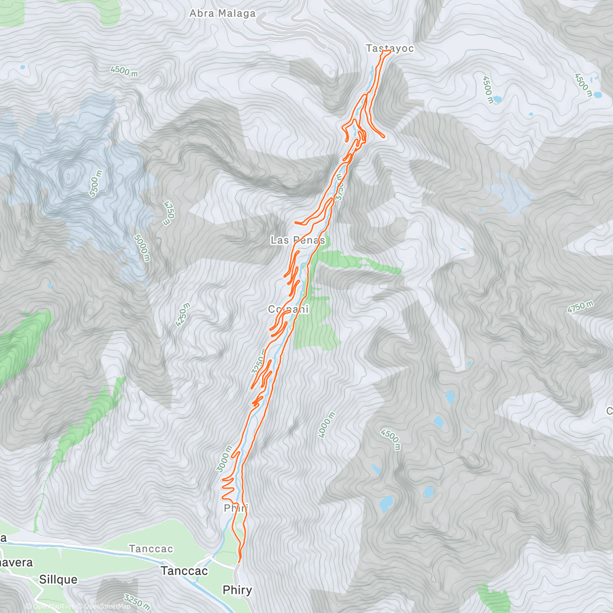 Map of the activity, Sortie en VTT électrique dans l'après-midi