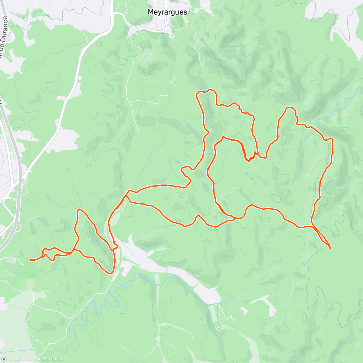 Map of the activity, Activité le soir