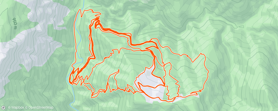 Map of the activity, Morning Mountain Bike Ride