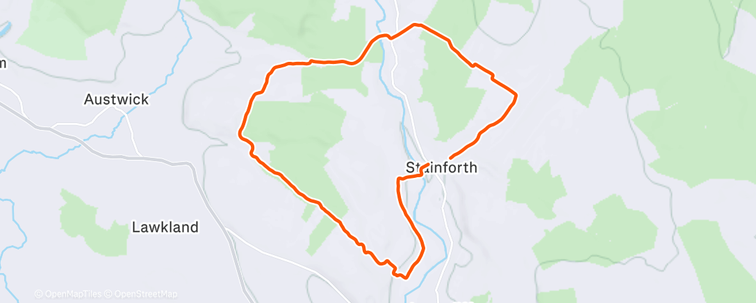 Map of the activity, Morning Ride