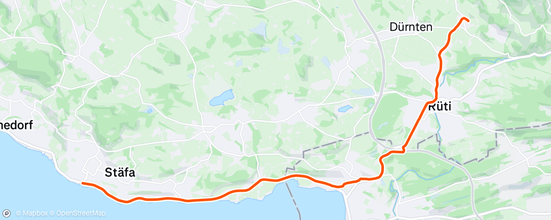 Map of the activity, Radfahren