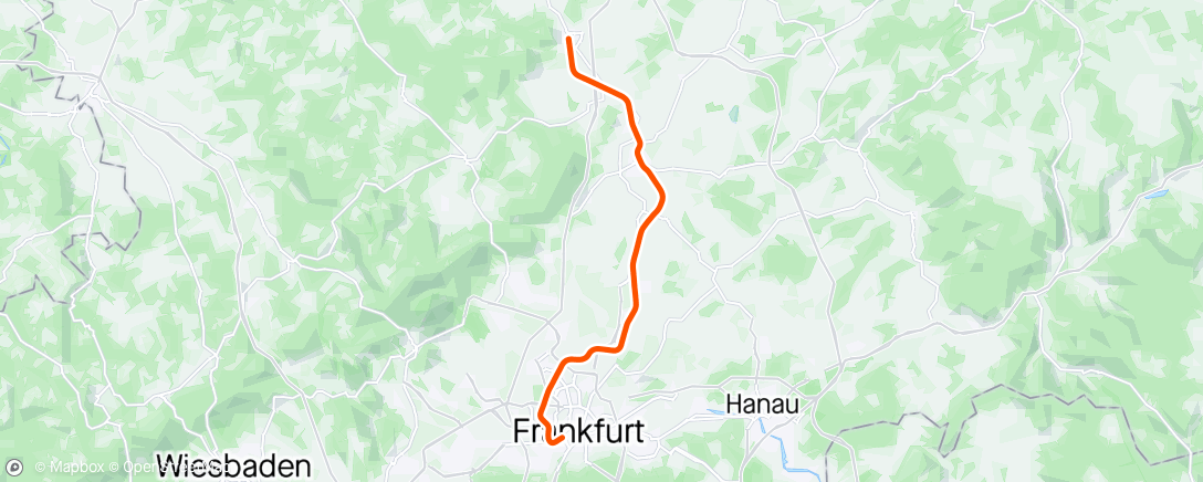 Map of the activity, Wir fahren mit der Regionalbahn