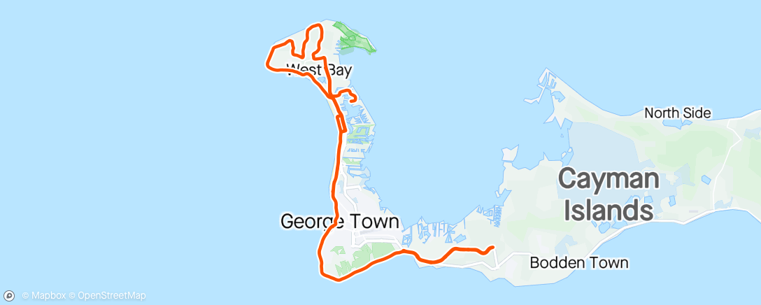 Map of the activity, Morning Ride