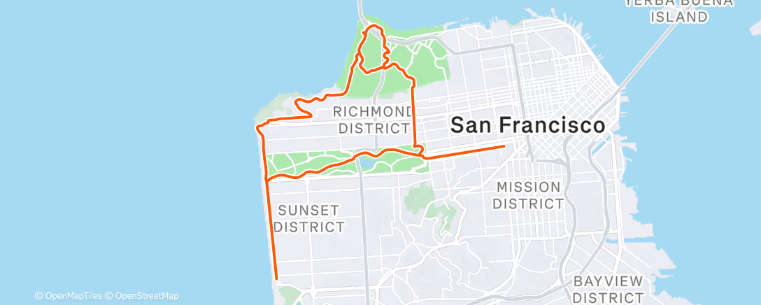 Map of the activity, Morning Ride