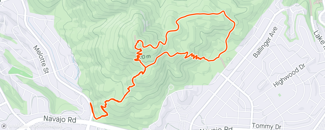 Map of the activity, Ankle survived this