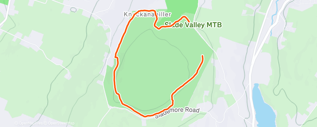 Map of the activity, Afternoon Walk