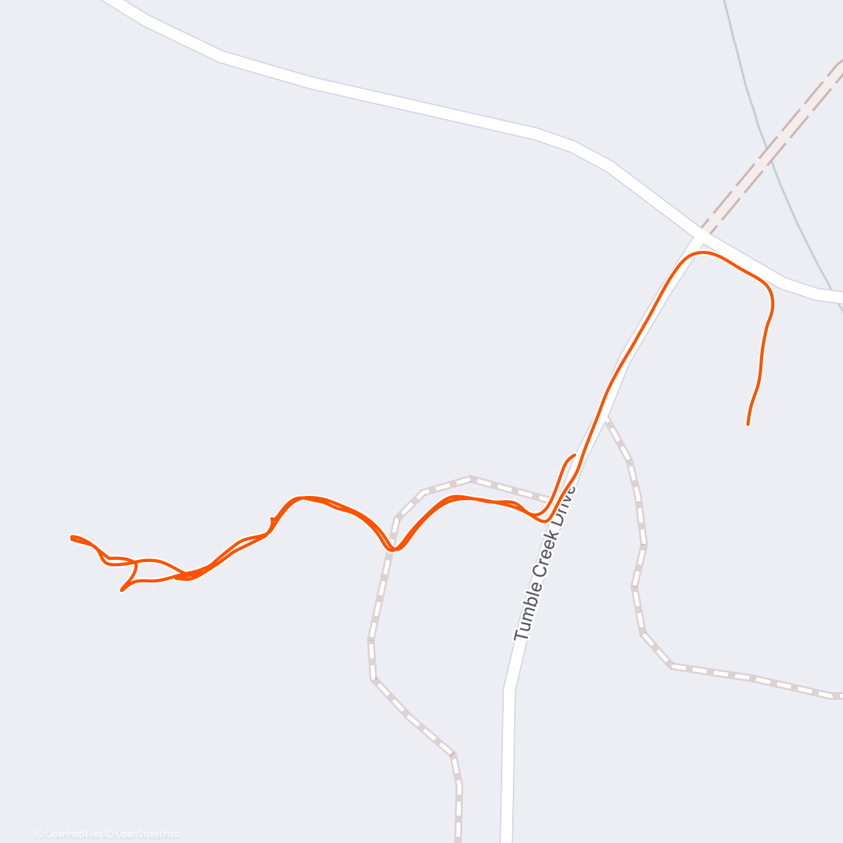 Map of the activity, Gallivanting