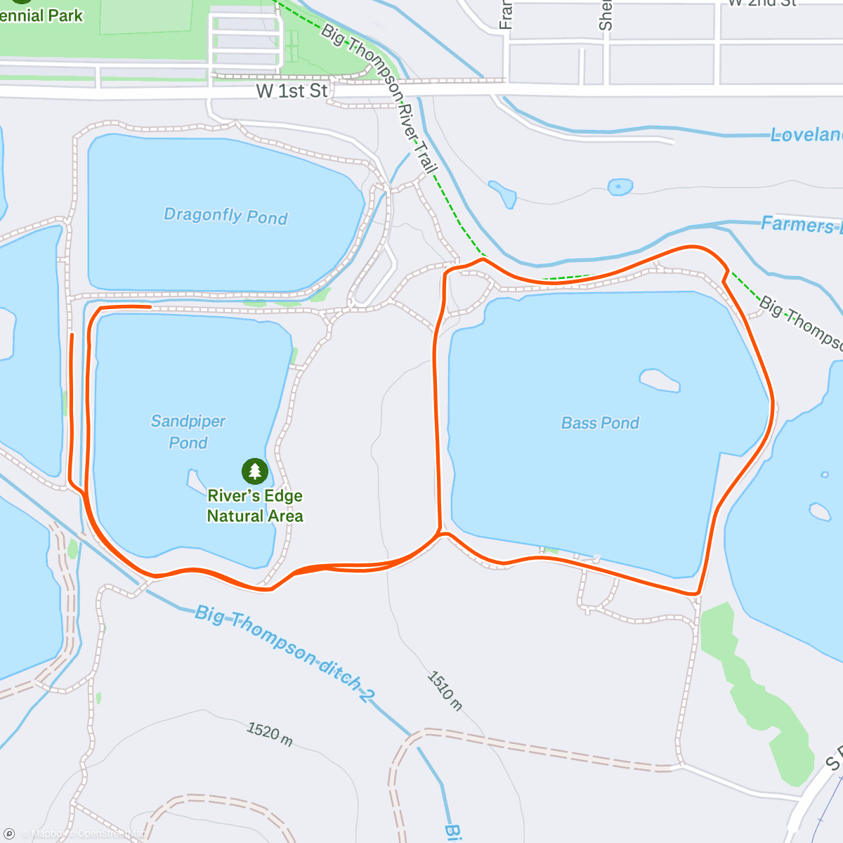Map of the activity, I Can't Believe It's Not Pickleball!