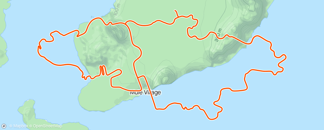 Map of the activity, Zwift - Group Ride: DIRT 505 Friday Endurance Ride (B) on Big Flat 8 in Watopia