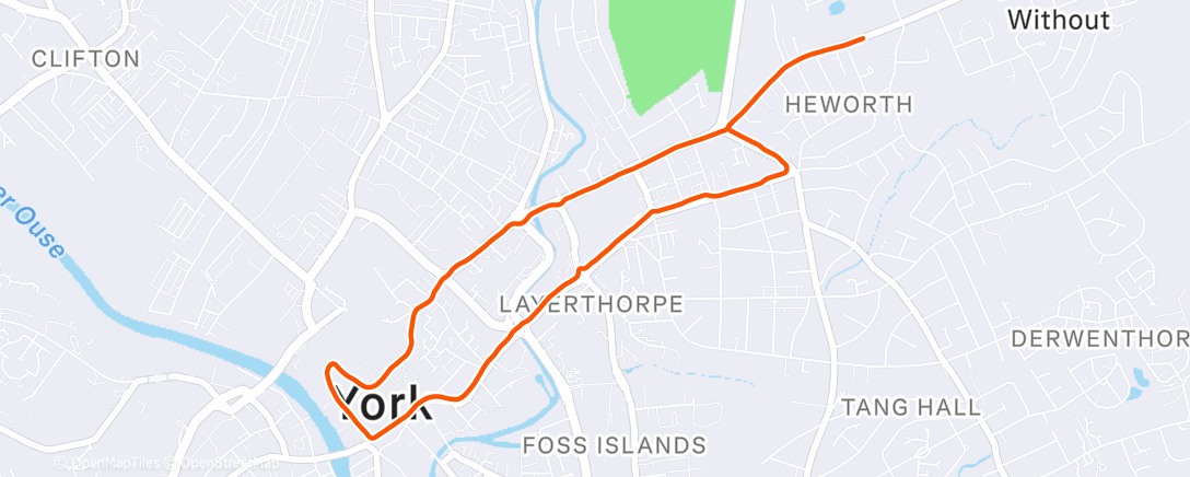 Map of the activity, All I want for Christmas is a new PB....not today though