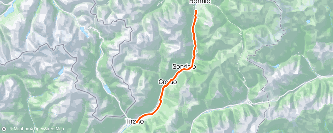 Map of the activity, ROUVY - Bormio to Tirano | Italy