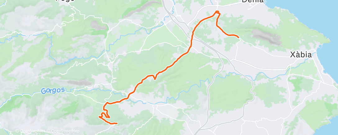 Map of the activity, Middagrit