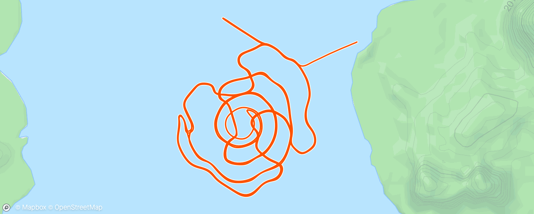 Map of the activity, Zwift - Sweet Spot Pyramid - 50min on Whole Lotta Lava in Watopia