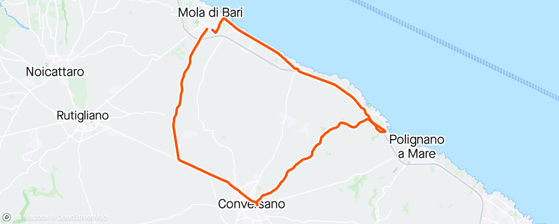Karte der Aktivität „Giretto Mola”
