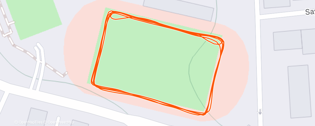 Карта физической активности (Afternoon Run)